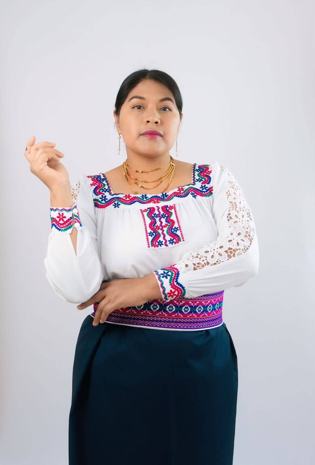 Retrato de la profesora Aby Allaica